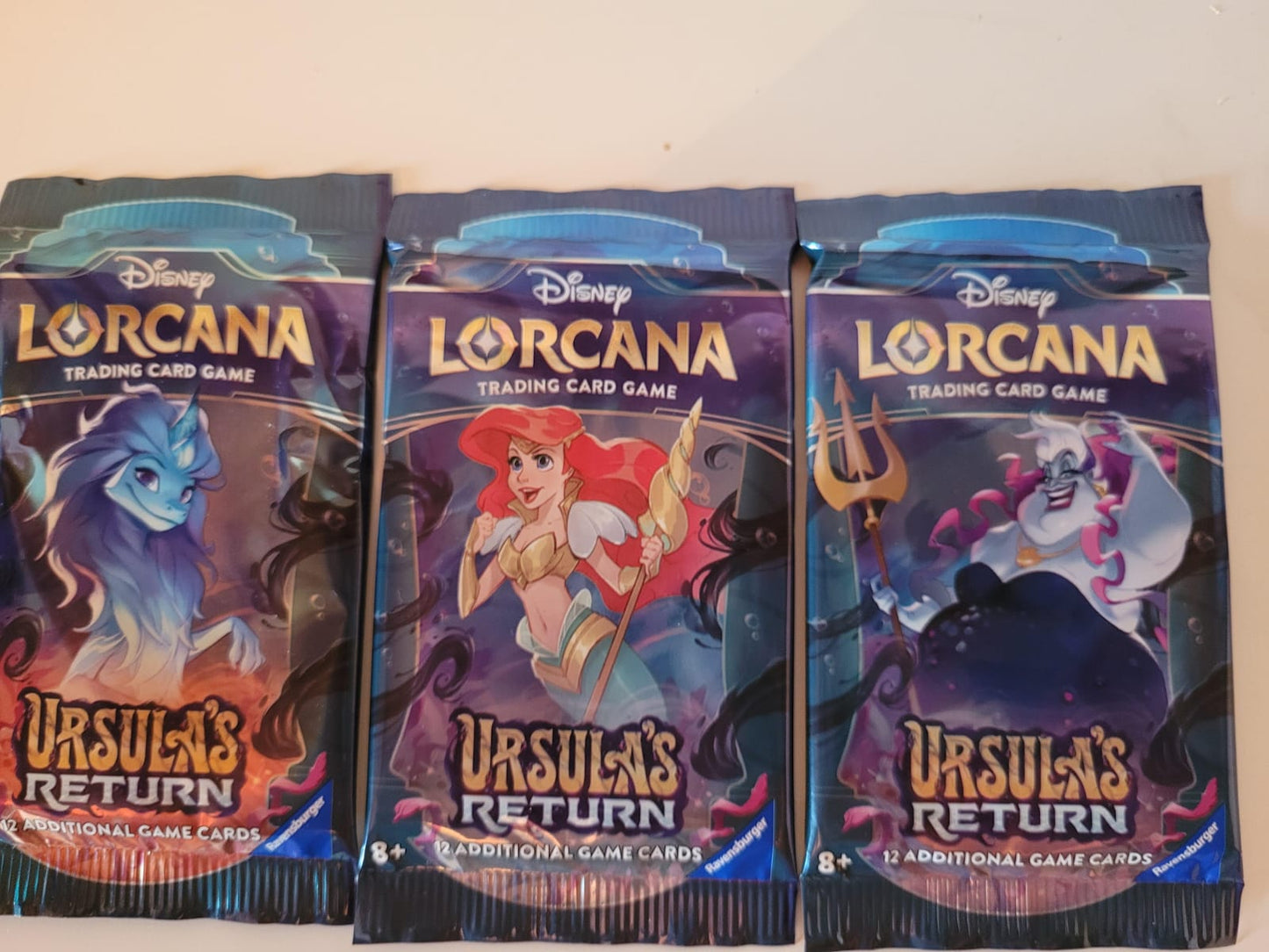 Ravensburger Disney Lorcana: 3 Booster Packs "Ursula's Return" Englisch
