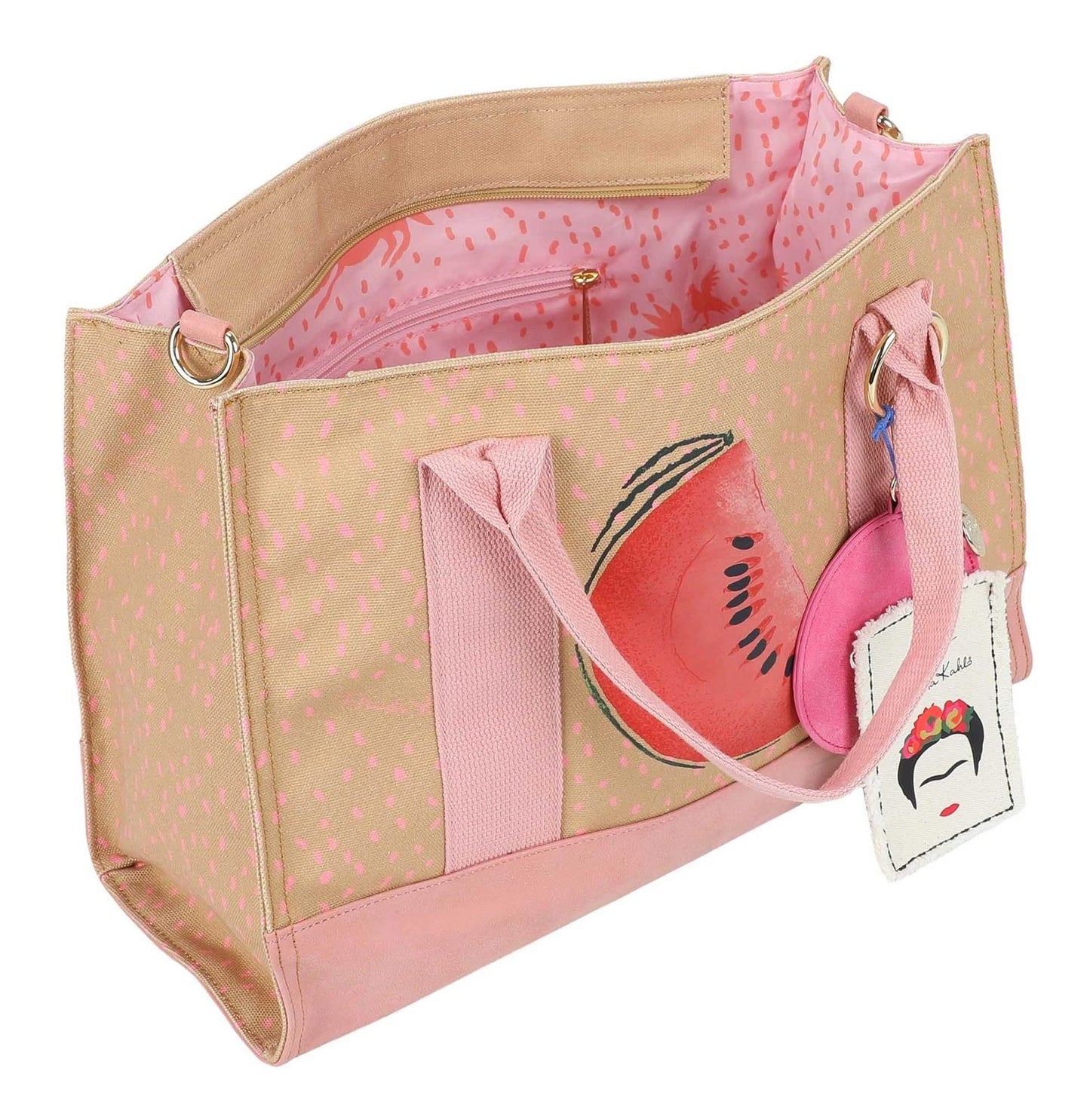 Fritzi x Frida Kahlo Tote Bag Limited Canvas Melon - Fritzi aus Preußen